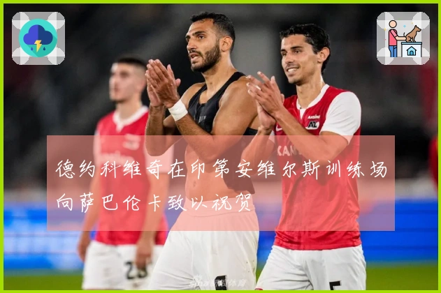 德约科维奇在印第安维尔斯训练场向萨巴伦卡致以祝贺